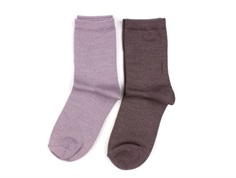 Name It purple dove socks merino wool (2-pack)